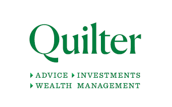 Quilter stacked logo lockup